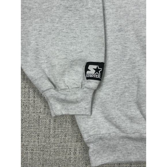 Vintage Emmitt Zone Sweatshirt Mens Large Gray Starter Crewneck NFL Football 90s - Picture 12 of 12